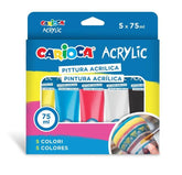 PINTURA ACRILICA CARIOCA ESTUCHE 5 X 75ML | 1 UNIDADES | (UNIVERSAL ESPAÑOLA S,A,)